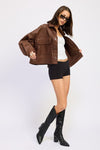 Million Dollar Mood Textured Jacket - KIOKO