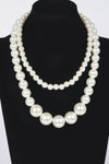 Mooniq Double Layered Pearl Necklace - KIOKO