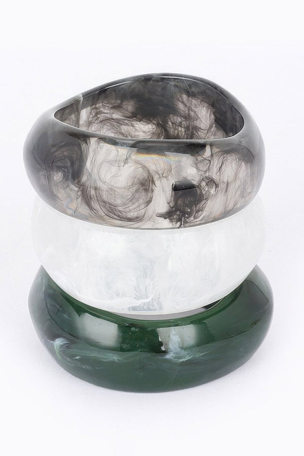 Multi Resin Bangle Bracelet - KIOKO