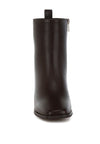 Muskox Square Toe Faux Leather Boots - KIOKO