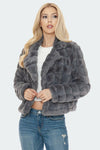 No Labels Missing Faux Fur Jacket - KIOKO