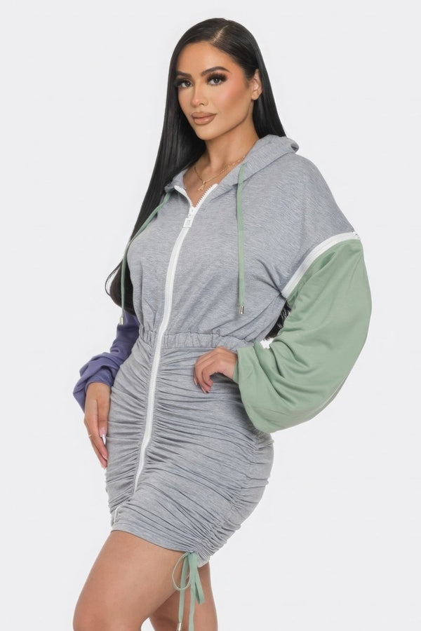 Oceana Colorblock Mini Dress - KIOKO