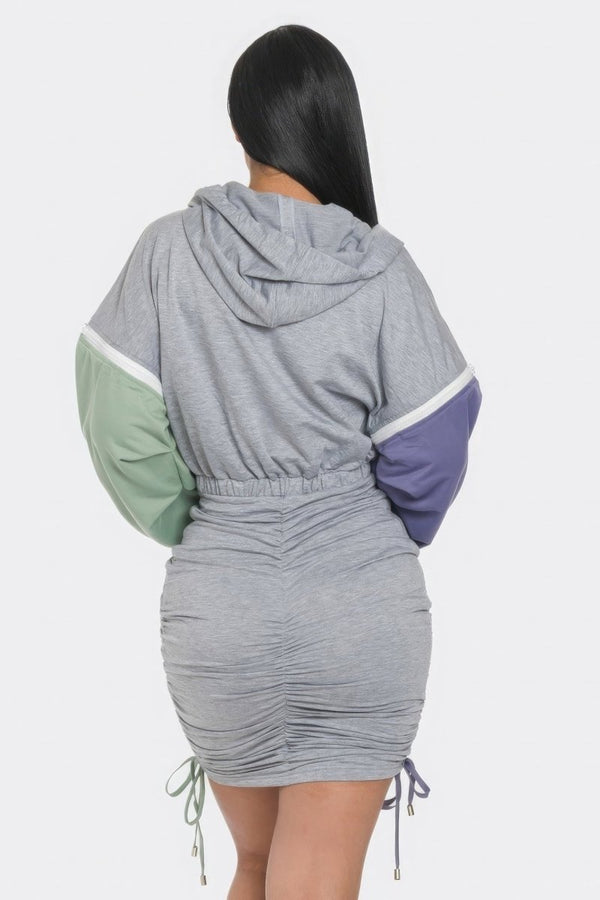Oceana Colorblock Mini Dress - KIOKO