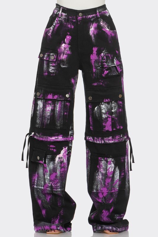 On Grape Street Graffiti Cargo Pants - KIOKO