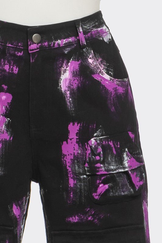On Grape Street Graffiti Cargo Pants - KIOKO