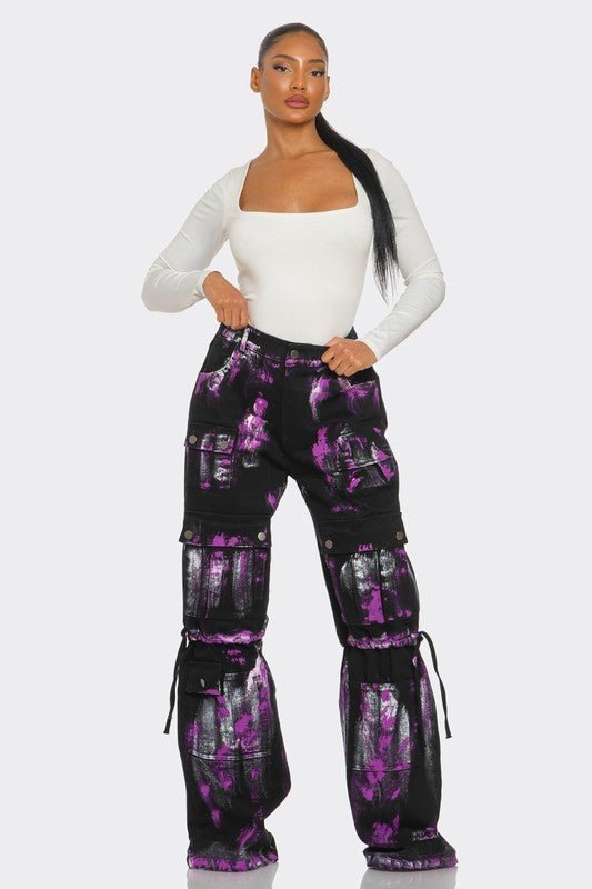 On Grape Street Graffiti Cargo Pants - KIOKO