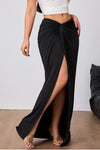 Onyx Edge Maxi Skirt - KIOKO