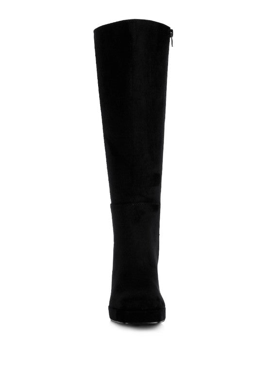 Own The Moment Suede Boots - KIOKO