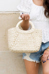 Palm Cove Woven Tote - KIOKO