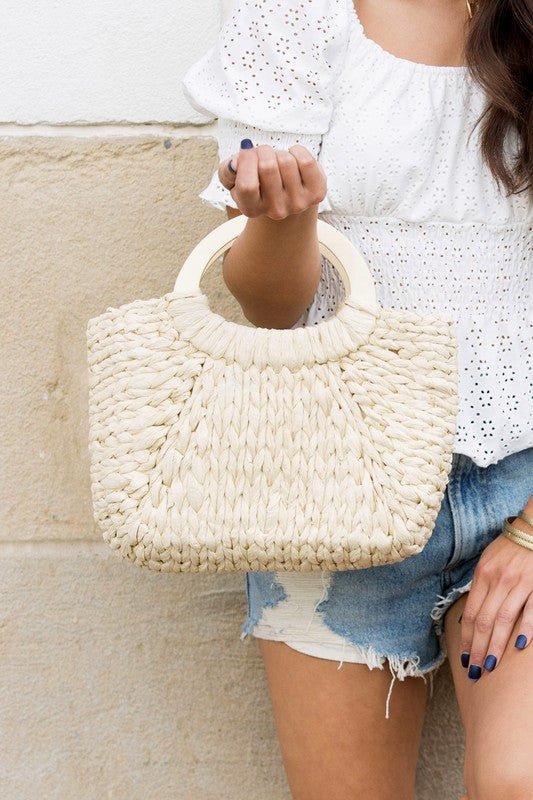 Palm Cove Woven Tote - KIOKO