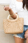Palm Cove Woven Tote - KIOKO
