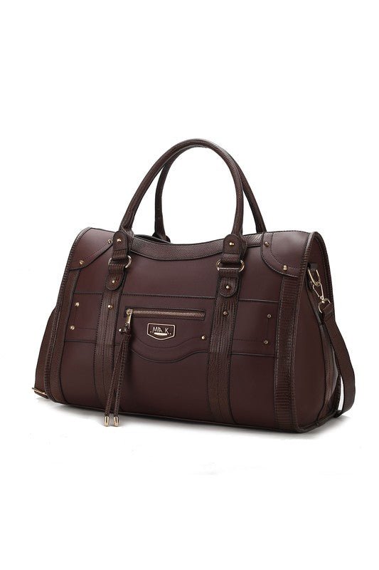 Patricia Vegan Leather Duffle Bag - KIOKO