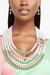 Pink Ivy 2 Pearl Necklace Set - KIOKO