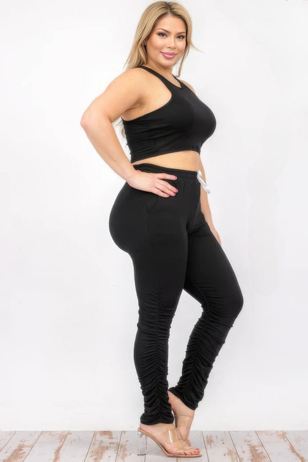 Pop That Cropped Pant Set - KIOKO