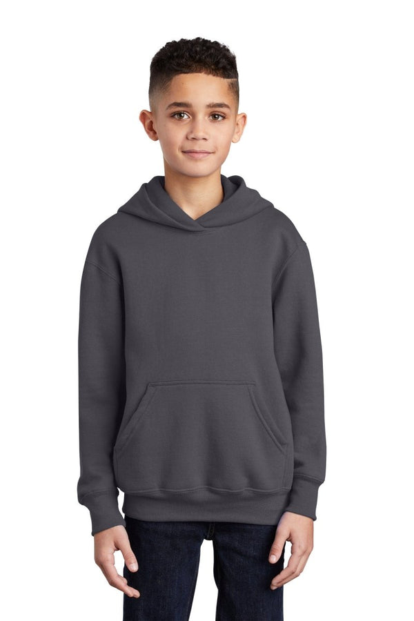 Port & Company ® - Youth Core Fleece Pullover Hooded Sweatshirt. PC90YH - KIOKO