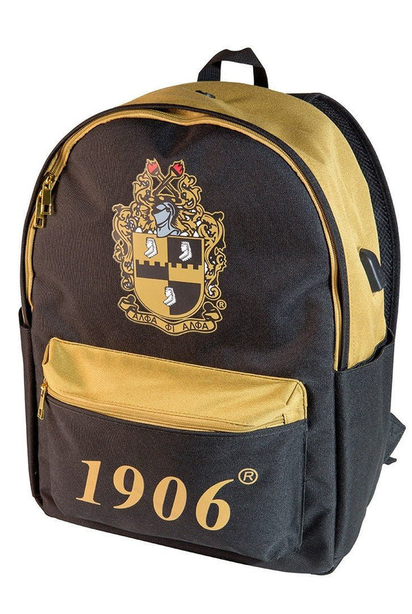 Alpha Phi Alpha USB Port Backpack - KIOKO