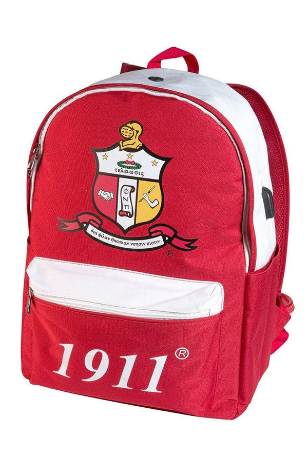 Kappa Alpha Psi USB Port Backpack - KIOKO