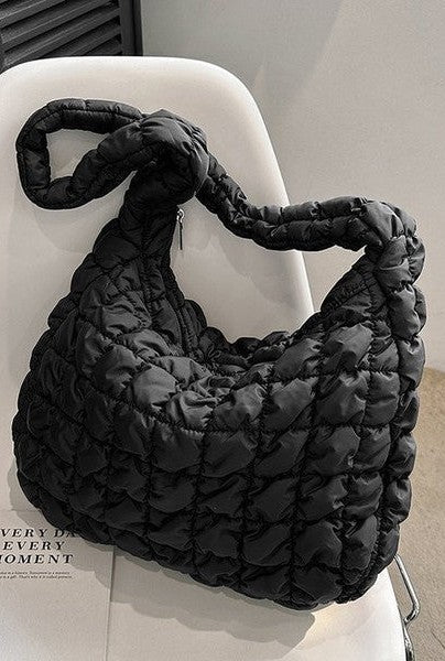 Puff Texture Zara Shoulder Bag - KIOKO