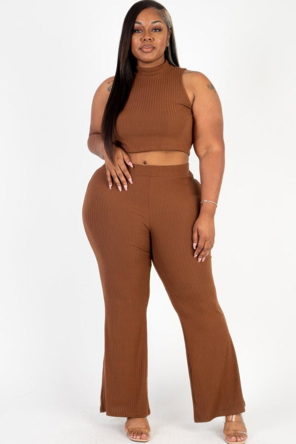 Pure Vibes Bootcut Pants Set - KIOKO