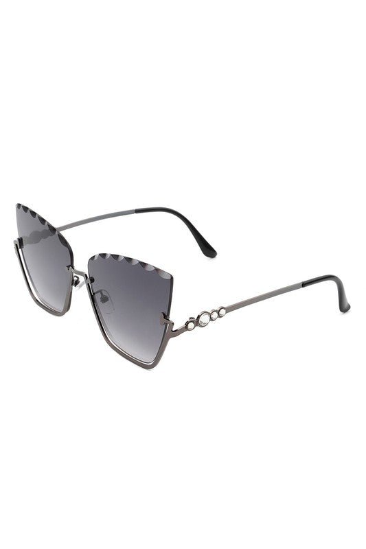Quantum Half Frame Sunglasses - KIOKO