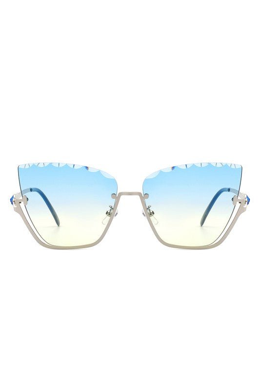 Quantum Half Frame Sunglasses - KIOKO