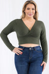 Rain Long Sleeve Crop Top - KIOKO