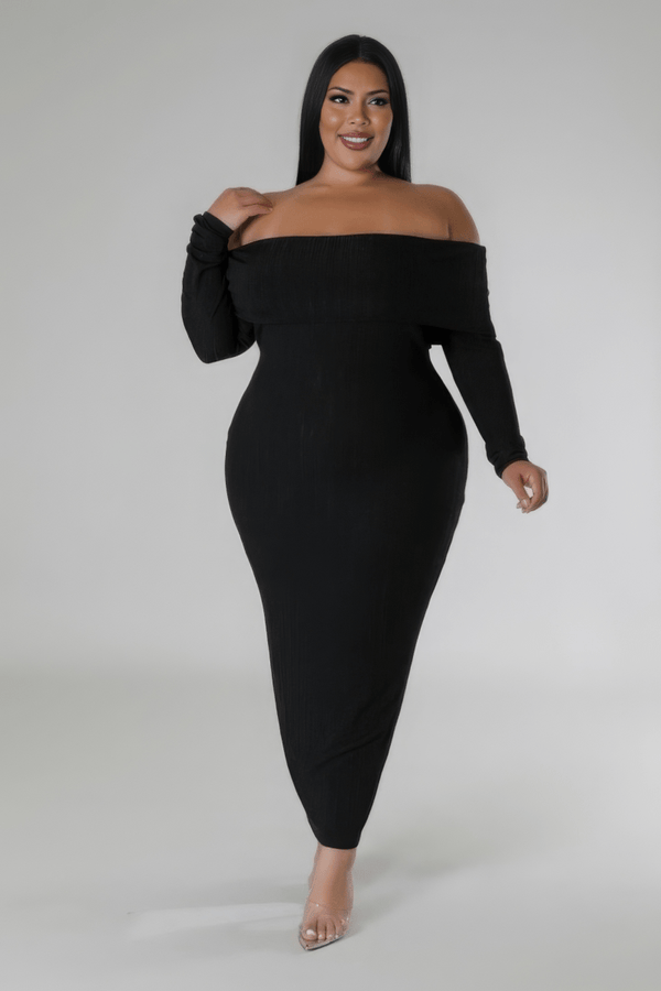 Realer Than Most Off Shoulder Dress - KIOKO