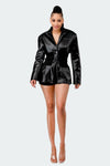 Rhythm Nation Leather Blazer - KIOKO