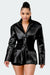 Rhythm Nation Leather Blazer - KIOKO