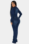 Ride Or Chic Denim Jumpsuit - KIOKO