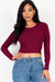 Robin Long Sleeve Crop Top - KIOKO