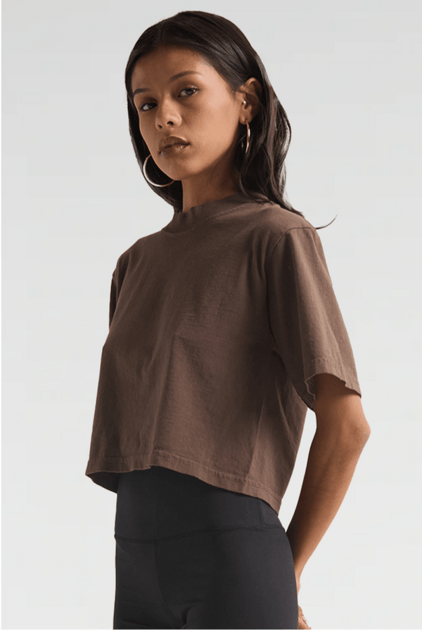 Shaka Wear Womens Garment Dye Crop Top - KIOKO