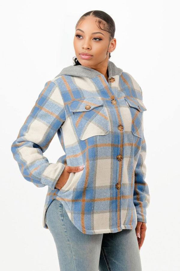 She Got Range Plaid Jacket - KIOKO