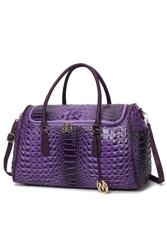 Stitch Affair Vegan Leather Duffle Bag - KIOKO