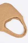 Stitched Up Straw Hobo Bag - KIOKO