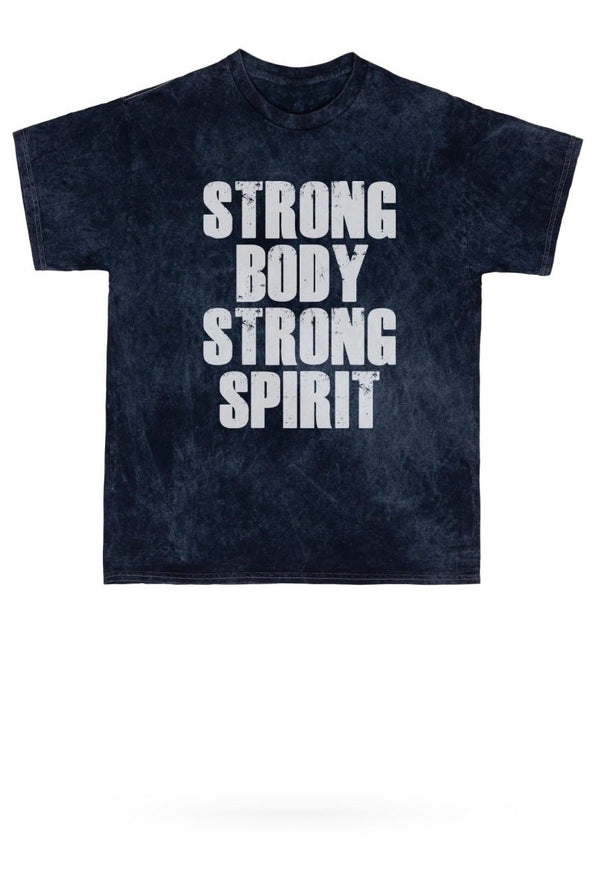 Strong Body Mineral Wash Gym Tee - KIOKO