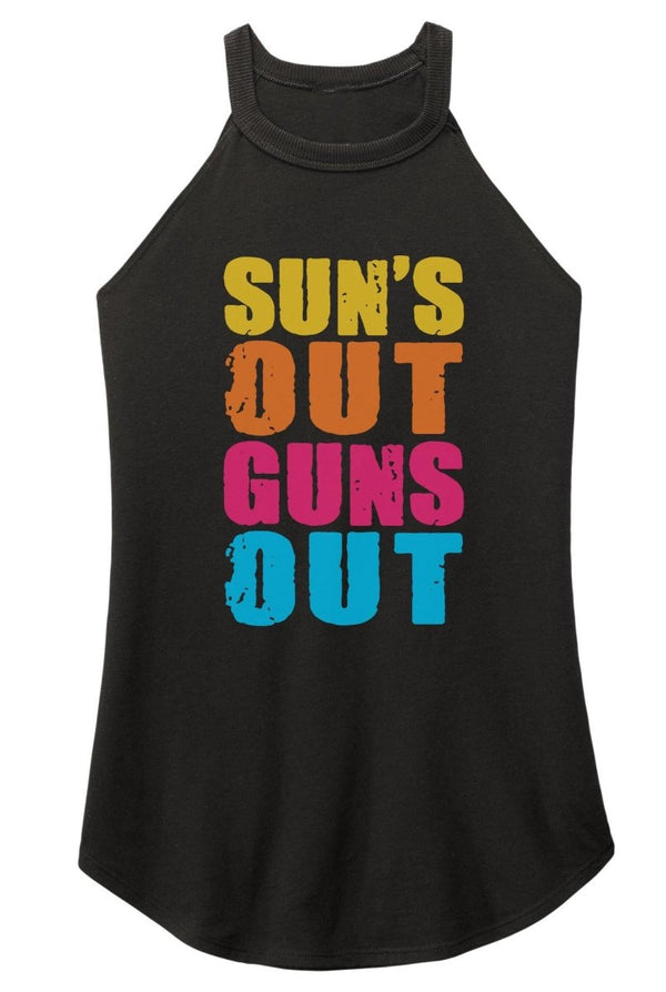 Suns Out Guns Out Rocker Tank Top - KIOKO