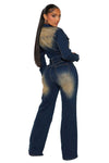 Teddy Denim Jumpsuit - KIOKO