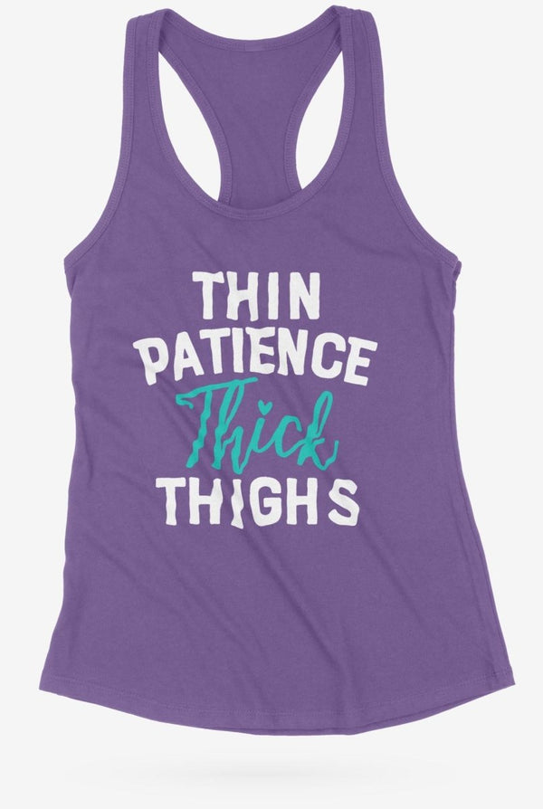 Thin Patience Racerback Tank - KIOKO