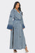 Top Mode Longline Denim Trench Coat - KIOKO