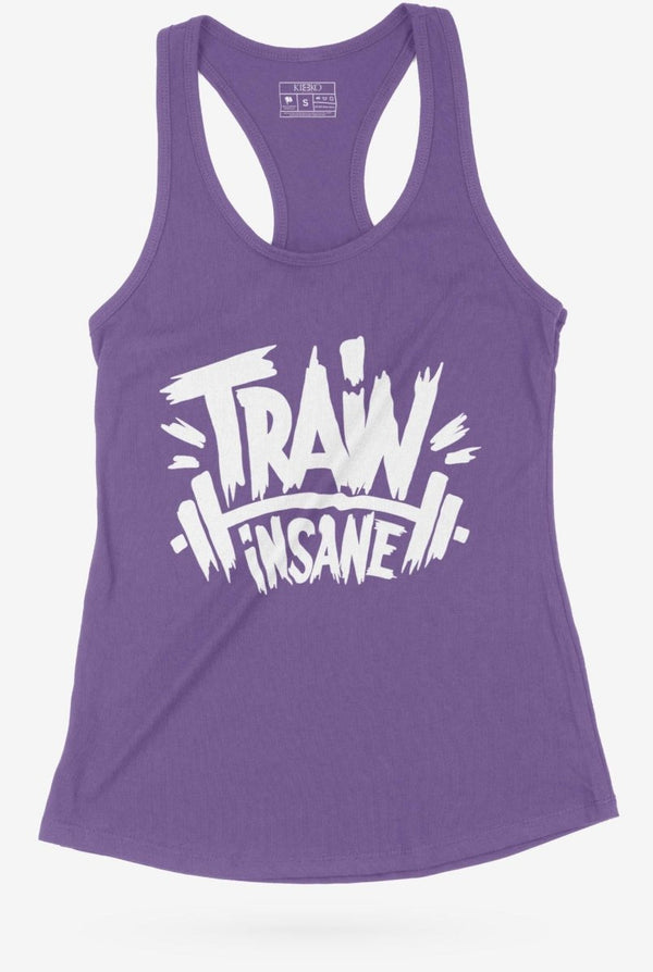 Train Insane Racerback Tank - KIOKO