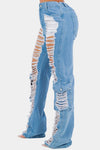 Turn Heads Cargo Denim Jeans - KIOKO