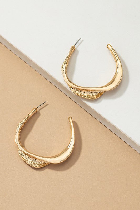 Twisted Dreams Hoop Earrings - KIOKO
