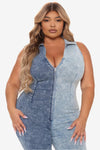 Two Faced Denim Jumpsuit - KIOKO