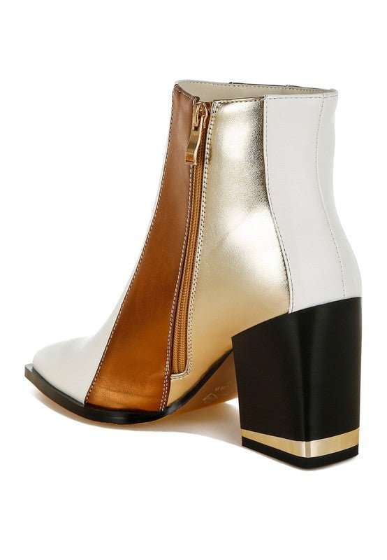 Uptown Or Nothing Colorblock Boots - KIOKO
