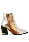 Uptown Or Nothing Colorblock Boots - KIOKO
