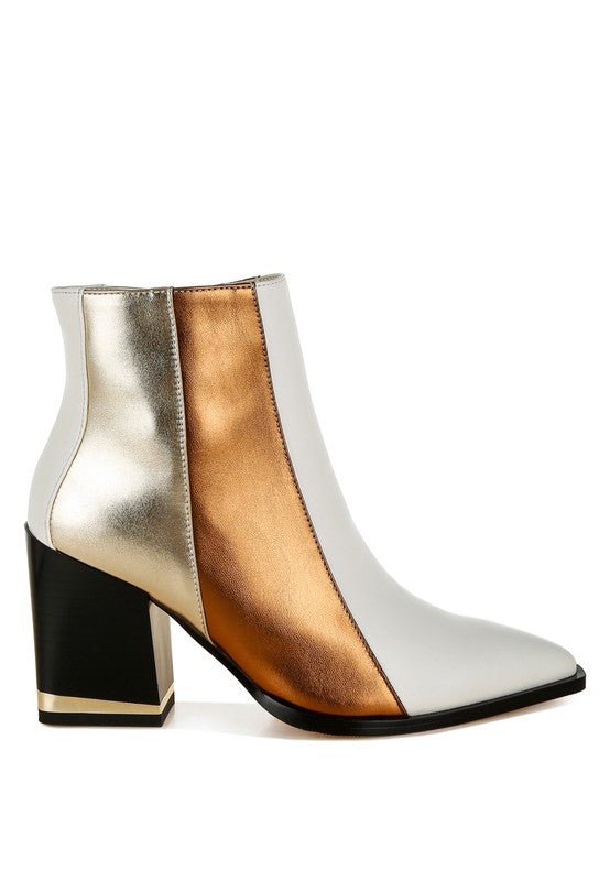Uptown Or Nothing Colorblock Boots - KIOKO