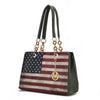 USA Flag Vegan Shoulder Bag - KIOKO