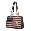 USA Flag Vegan Shoulder Bag - KIOKO