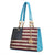 USA Flag Vegan Shoulder Bag - KIOKO